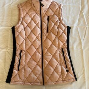 Calvin Klein Quilted Vest - Pink and Black